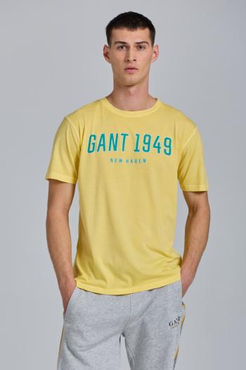 TRIČKO GANT D2. GANT 1949 SS T-SHIRT žlutá 4XL