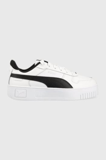 Sneakers boty Puma Carina Street bílá barva, 389390