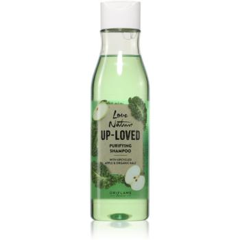 Oriflame Love Nature Up-Loved Upcycled Apple & Organic Kale čisticí šampon na mastné vlasy 250 ml