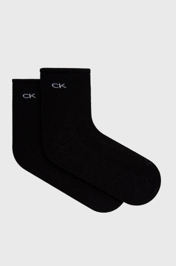 Ponožky Calvin Klein dámské, černá barva