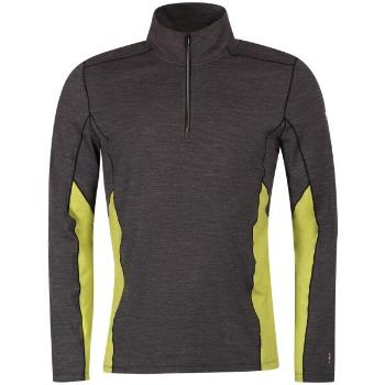 Smartwool M MERINO SPORT LONG SLEEVE 1/4 ZIP Pánský svetr, tmavě šedá, velikost