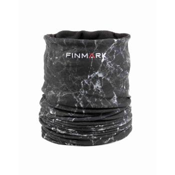 Finmark MULTIFUNCTIONAL SCARF WITH FLEECE Multifunkční šátek, černá, velikost