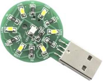 SMD stavebnice pro pájení, USB kapesní svítilna Sol Expert 77450