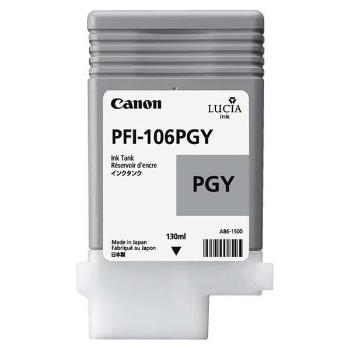 CANON PFI-106 - originální cartridge, foto šedá, 130ml