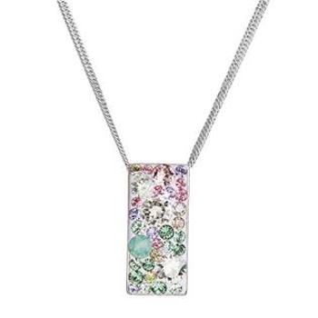 EVOLUTION GROUP CZ Stříbrný náhrdelník se Swarovski krystaly, Sakura - 32074.3