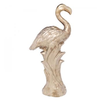 Dekorativní figurka Flamingo Side – zlatá