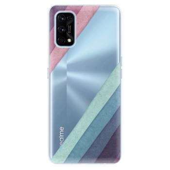 Odolné silikonové pouzdro iSaprio - Glitter Stripes 01 - Realme 7 Pro