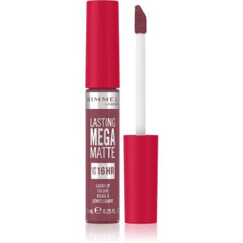 Rimmel Lasting Mega Matte lehká tekutá matná rtěnka 16h odstín Ravishing Rose 7,4 ml