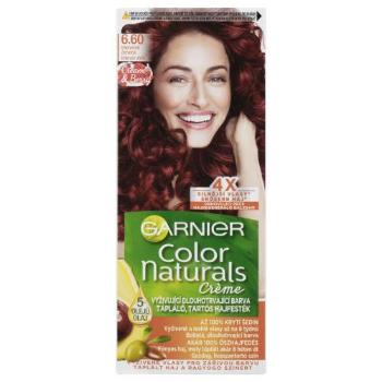 Garnier Color Naturals Créme 40 ml barva na vlasy pro ženy 660 Fiery Pure Red na barvené vlasy; na všechny typy vlasů