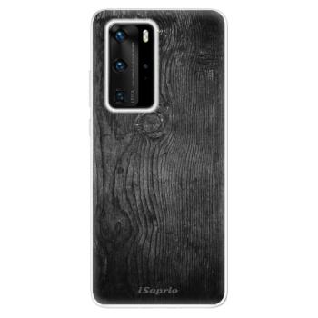 Odolné silikonové pouzdro iSaprio - Black Wood 13 - Huawei P40 Pro