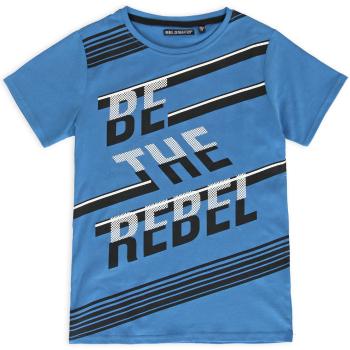 Chlapecké tričko LEMON BERET BE THE REBEL modré Velikost: 164