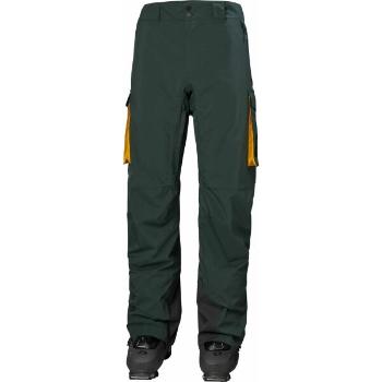 Helly Hansen ULLR Z PANT Pánské lyžařské kalhoty, tmavě zelená, velikost S