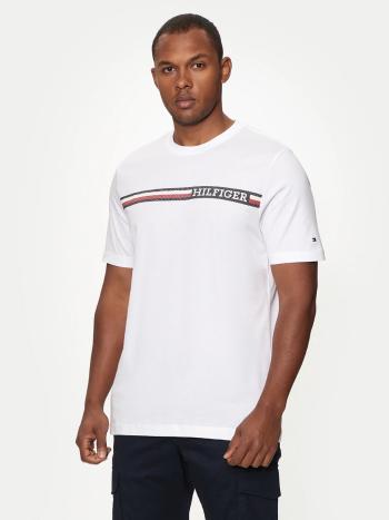 Tommy Hilfiger pánské bílé triko - M (YBR)