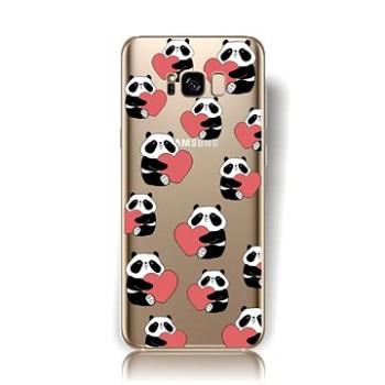 TopQ Samsung S8 Plus pevné Panda love 18026 (Sun-18026)