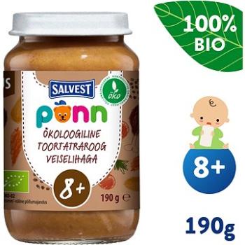 SALVEST Ponn BIO Hovězí maso s pohankou a zeleninou (190 g) (4740073076811)