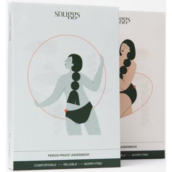 Snuggs Period Underwear Classic: Heavy Flow látkové menstruační kalhotky pro silnou menstruaci velikost XL 1 ks