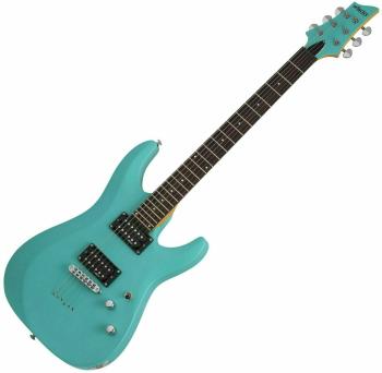 Schecter C-6 Deluxe Satin Aqua Elektrická kytara