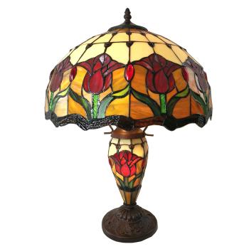 Stolní lampa Tiffany Tulipe - Ø 41*57 cm 5LL-6071