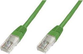 Síťový kabel RJ45 Digitus DK-1617-010/G, CAT 6, U/UTP, 1.00 m, zelená