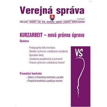 VS 3-4/2022  – Kurzarbeit, Školstvo (9771337044135)