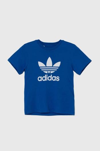 Dětské bavlněné tričko adidas Originals TREFOIL TEE s potiskem, IY7425