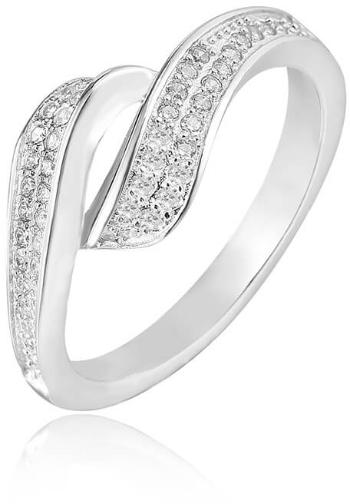 Beneto Stříbrný prsten s krystaly AGG209 52 mm