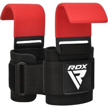 RDX GYM HOOK STRAP Popruhy s háčky, černá, velikost