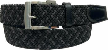 Alberto Gürtel Multicolor Braided Black/Grey 100 cm Pásek