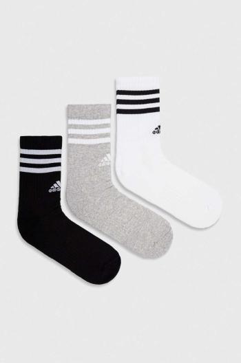 Ponožky adidas 3-pack bílá barva