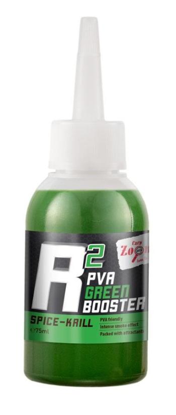 Carp zoom booster r2 pva green booster 75 ml - koření krill