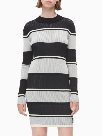 Calvin Klein dámské šedé šaty - M (0K4)