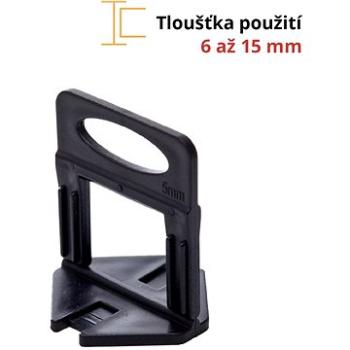 Spony obkladačské plastové, 5 mm, 100 ks, 6 - 15 mm, LEVELYS (484SP1105)