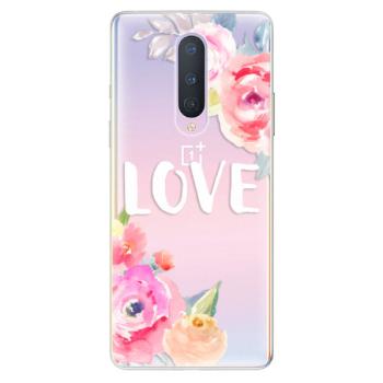 Odolné silikonové pouzdro iSaprio - Love - OnePlus 8