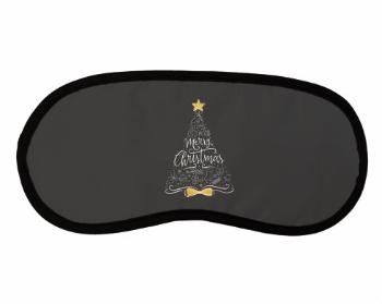 Maska na spaní - škraboška Vánoční stromek