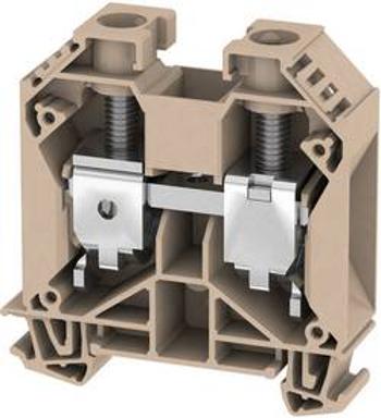 Řadová svorka průchodky Weidmüller WDU 35 IR, 1393400000, béžová, 40 ks