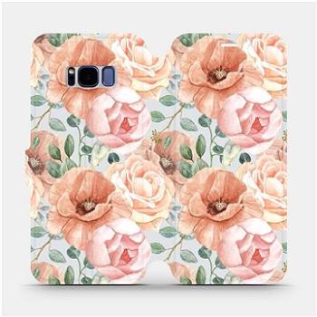 Flip pouzdro na mobil Samsung Galaxy S8 - MP02S Pastelové květy (5903516759156)