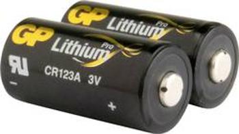 Lithiová fotobaterie CR-123A GP Batteries GPCR123A, 1400 mAh, 3 V, 2 ks