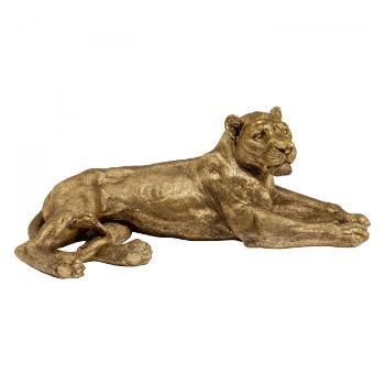 Dekorativní předmět Lion – zlatá