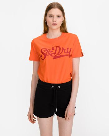 SuperDry Collegiate Cali State Triko Oranžová