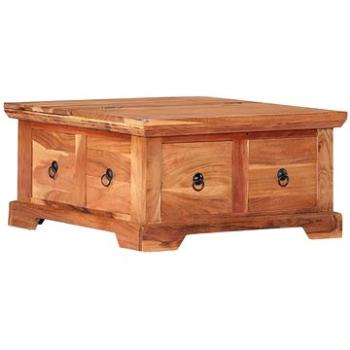 SHUMEE Konferenční stolek 66 × 70 × 35 cm masivní akáciové dřevo, 247723 (247723)