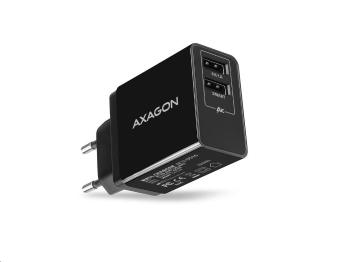 AXAGON ACU-DS16, SMART nabíječka do sítě 16W, 2x USB-A port, 5V/2.2A + 5V/1A