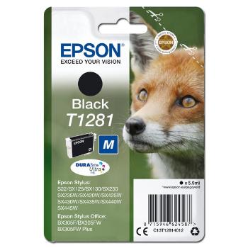 EPSON T1281 (C13T12814012) - originální cartridge, černá, 5,9ml