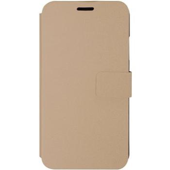 iWill Book PU Leather Case pro Apple iPhone Xr Gold (DAB625_57)