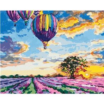 Malování podle čísel - Horkovzdušné balóny a levandule (HRAbz33375nad)
