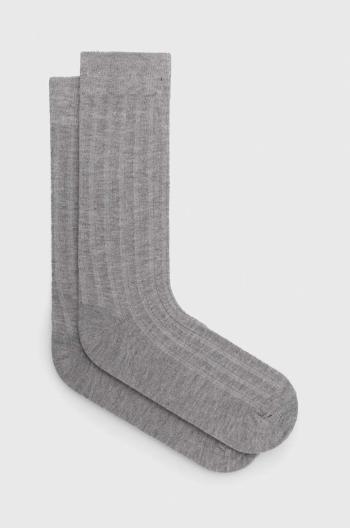 Ponožky s příměsí kašmíru United Colors of Benetton šedá barva
