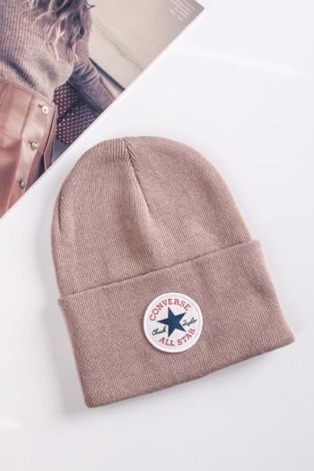 Světle hnědá čepice Chuck Patch Beanie