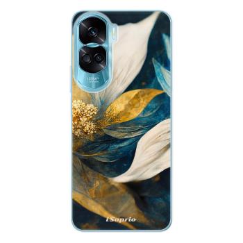 Odolné silikonové pouzdro iSaprio - Gold Petals - Honor 90 Lite 5G