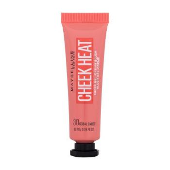 Maybelline Cheek Heat 10 ml tvářenka pro ženy 30 Coral Ember