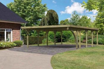 Dřevěný přístřešek / carport CLASSIC 3B Lanitplast