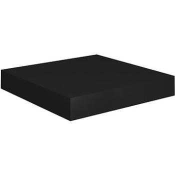 Shumee plovoucí nástěnná černá 23×23,5×3,8 cm MDF, 323823 (323823)